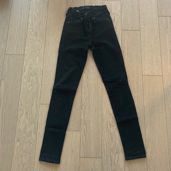 Citizens of humanity rocket jeans high rise skinny black 25 - Picture 2 of 7